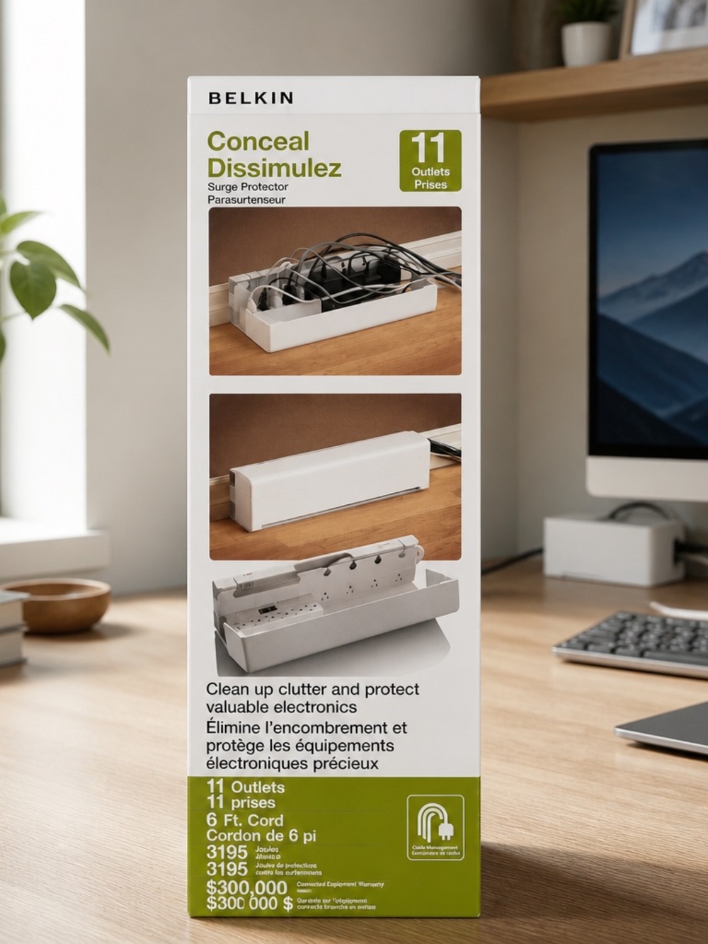 Belkin 11 Outlet Conceal Surge Protector